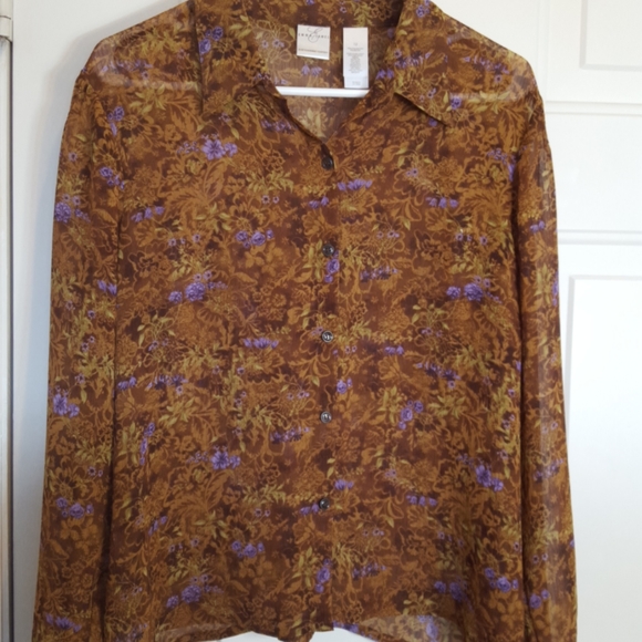 Emma James Tops - Emma James a Liz Clairborne Company Button down to